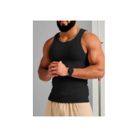 Regata Americana Masculina Canelada Alta Qualidade