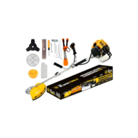 Roçadeira A Gasolina 52cc Com Acessórios Bro520 The Black Tools