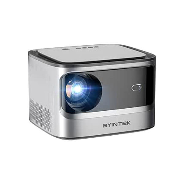 Projetor BYINTEK X25 Real 4K 1080P Full HD Autofoco 900ANSI, Smart Wifi Projetor Alto-falantes estéreo Hi-Fi para Home Theater/Filme ao ar livre/Negócios/Ensino em PowerPoint
