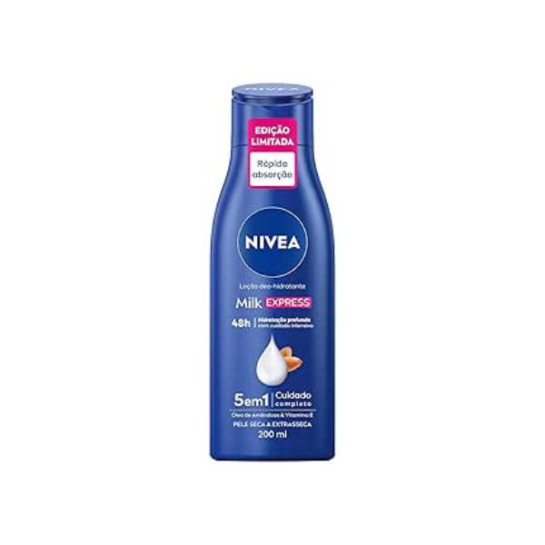 NIVEA Loção Deo-hidratante Milk Express Pele Seca a Extrasseca 200ml