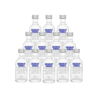 Mini Vodka Absolut, Kit 12 Unidades, 50ml