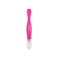 Clingo Colher Silicone Ponta Dupla Colors Rosa Rosa