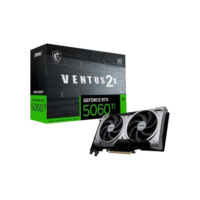 Placa de Vídeo MSI RTX 5060 Ti 16G VENTUS 2X OC PLUS NVIDIA GeForce, 16GB GDDR7, 2617 MHz, FP4 and DLSS 4, Ray Tracing - G506T-16V2CP