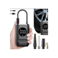 Compressor De Ar Elétrico Portátil Digital Ncher Pneu Carro Moto Bike Bicicleta Bola Piscina Inflável