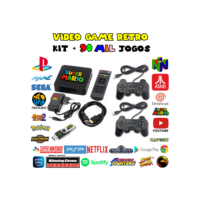 Video Game Box 90000 Jogos Classicos Retro + 2 Controles