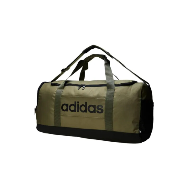 Mala Urbana Masc/femi Duffel Linear Em Poliéster adidas Cor Olive Strata / Black Desenho do tecido Liso