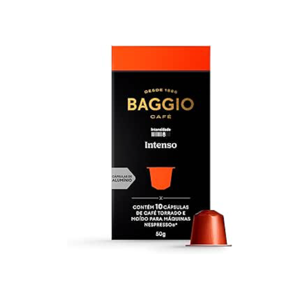 Baggio Café Cápsulas De Café Intenso Compatível Com Nespresso Contém 10 Cápsulas