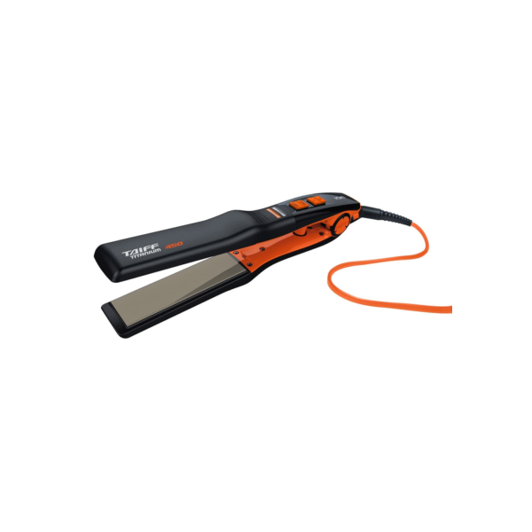 Chapinha | Prancha Taiff Titanium 450 Colors 230°C com Emissão de Íons Laranja - Bivolt