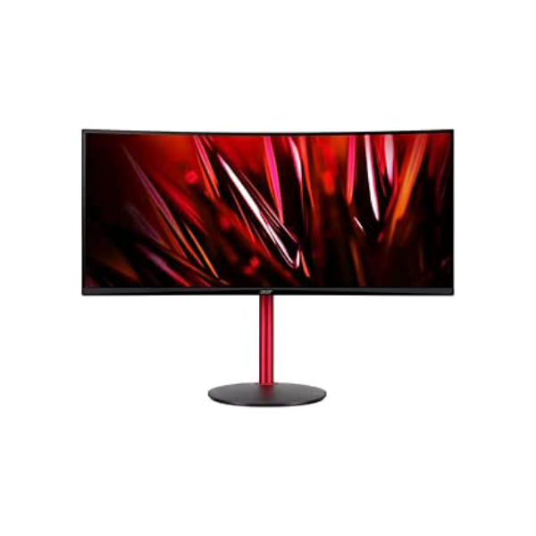 Monitor Gamer Nitro series XZ342CU S3 Tela de 34 com resolução Ultra Wide LED VA 180Hz 1MS Tecnologia Game Mode Tecnologia AMD Free Sync Premium, Com ajustes ergonômicos Preto