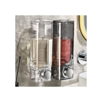 Dispensador De Sabonete Não Perfurante De Parede Banho Detergente Em Gel De Ducha Para Banheiro