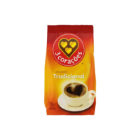 Café Torrado e Moído 3 Corações Tradicional 500g