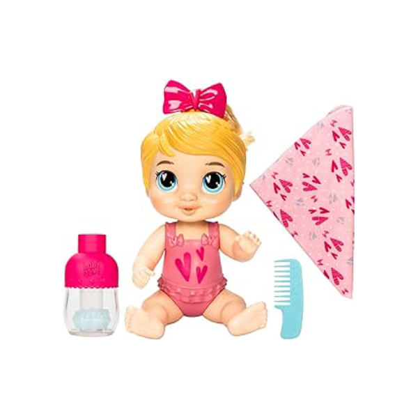 Baby Alive, Boneca, Bebê Shampoo, Harper Hugs - Cabelos Loiros, Brinquedo Interativo, 28 cm - A partir de 3 Anos