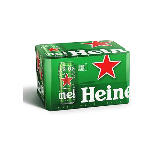 Heineken Cerveja Lata 473ml Pack 12 Unidades