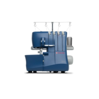 Máquina Overlock Singer S0235 Inclui Acessórios (2 Agulhas, Pinça, Chave de Fenda),220V | 4 Linhas, 1300 Pontos/Minuto, Luz LED, Passador de linha manual | Design Compacto e Portátil