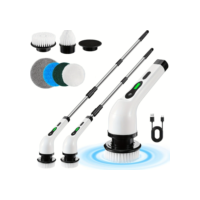 Esfregão Elétrico 9 in 1 Sem fio Escova De Limpeza Pesada Multiuso 360 Recarregável Envio Imediato