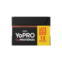 YoPRO Bebida Láctea UHT Chocolate 15g de proteínas 250ml - 12 unidades