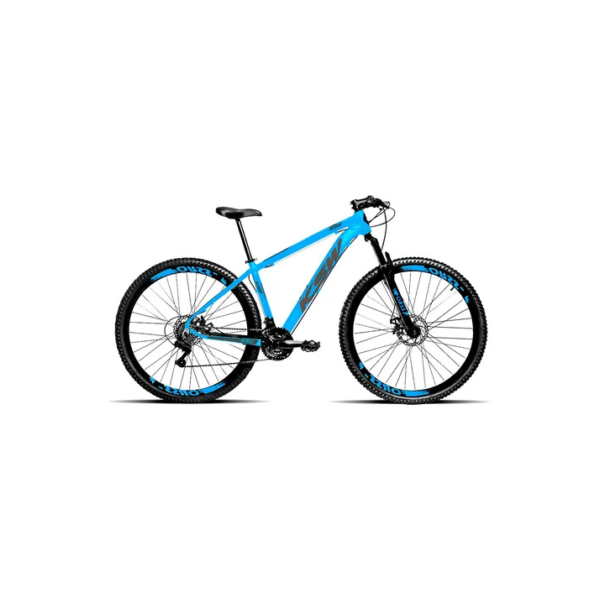 Bicicleta Aro 29 Masculina Ksw Aluminio 21 Marchas Mtb Mcz18 Cor Azul-claro Tamanho Do Quadro 19