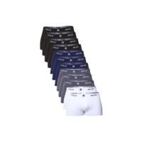 Kit Com 12x1 Cuecas Masculina Boxer Microfibra Polo Wear