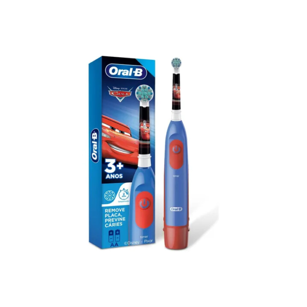 Escova de Dente Elétrica Infantil Oral-B Carros 1 Unidade