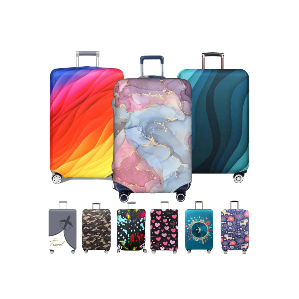 Poeira grossa Viagem Mala Set, Acessórios de Viagem de Férias ao ar livre, Coberturas de Proteção Bagagem, Adequado para 18-32"