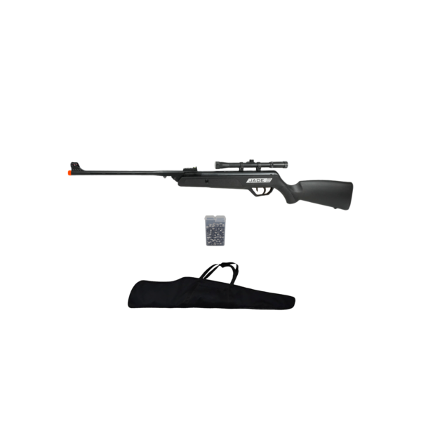 Carabina Rifle de Pressão New Jade Oxidada 5.5mm - CBC + Acessórios