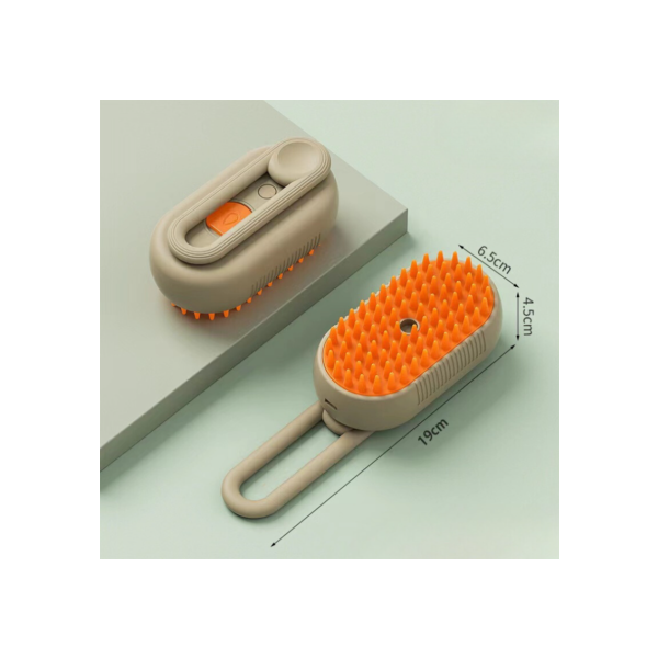 Escova A Vapor Para Gatos Cães 3 Em 1 Escovas Elétricas De Pêlos Pentes De Massagem