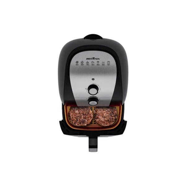 Britânia air fryer BFR51 5,5L antiaderente gold potência de 1500w cor preto