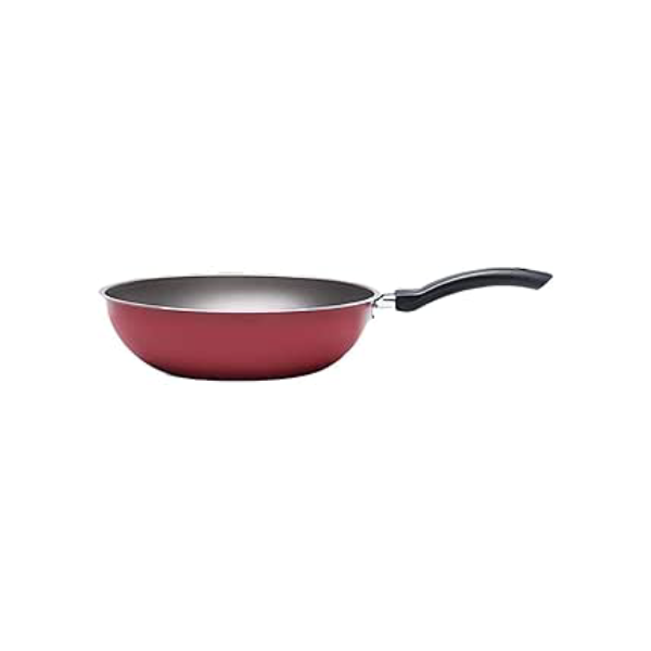 Brinox - Panela Frigideira 3l Wok Antiaderente 26cm Ruby - Vermelha