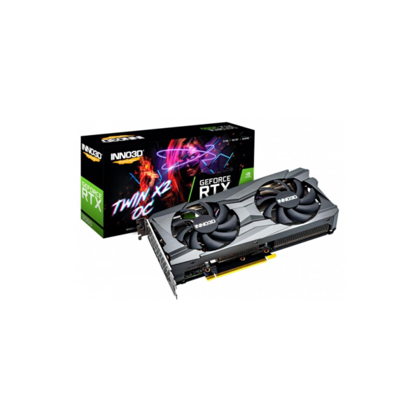 Placa de Vídeo RTX 3060 Inno3D Twin X2 OC NVIDIA Geforce, 12GB GDDR6, G-Sync, DLSS, Ray Tracing - N30602-12D6X-11902120H