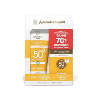 AUSTRALIAN GOLD PROMOPACK PROTETOR SOLAR GEL CREME CORPORAL/FACIAL FPS 50 200 G/ 50 G