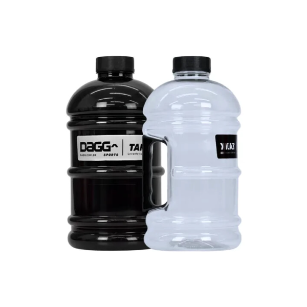 Kit 2 Garrafas Galão De Água Dagg Tank 2l Academia Treino