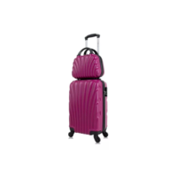 Kit Mala De Bordo Pink Com Frasqueira Dizy Swiss Move