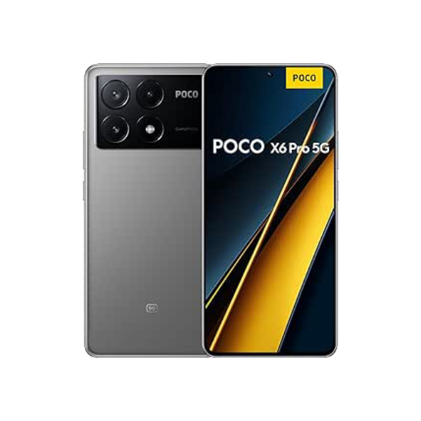 Smartphone Xiaomi POCO X6 Pro 5G 12GB+512GB NFC Dimensity 8300-Ultra 64MP câmera tripla 67W 120Hz AMOLED (Cinza)