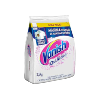 Vanish Tira Manchas Em Pó Crystal White Oxi Action 2 5Kg Para Roupas Brancas