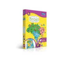 Mapa do Brasil - Quebra-Cabeça 100 peças - Toyster Brinquedos
