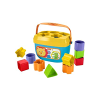 Fisher-Price Brinquedo para Bebês Balde Primeiros Blocos para crianças a partir de 6 meses