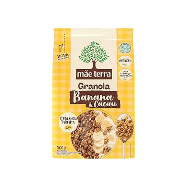 Mãe Terra Granola Banana e Cacau 800g