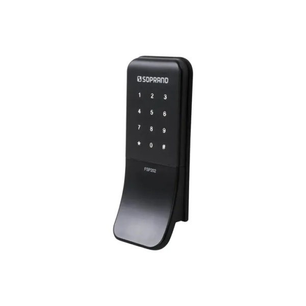 Fechadura Digital De Sobrepor Fsp202 Preto - Soprano