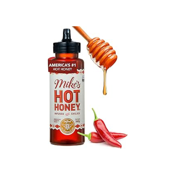Mike's Hot Honey, #1 da América mel apimentado, sem glúten, perfeito para quem gosta de molho doce e picante (340 g)