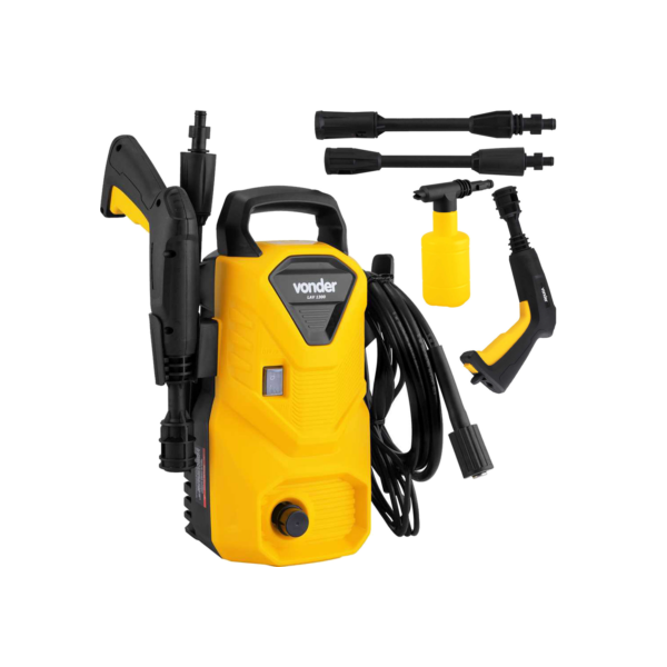 Lavadora de Alta Pressão Potente Compacta 1200W Porta Detergente Lav1300 Vonder