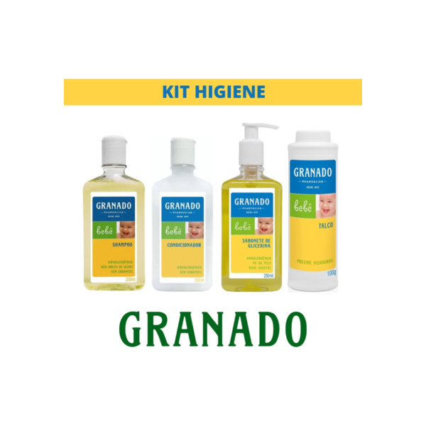 Kit Higiene Granado bebê - Hora do banho 4 itens