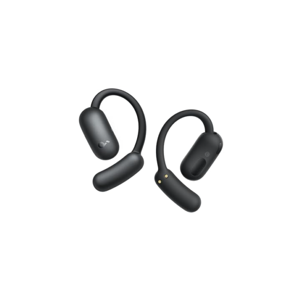 AeroFit 2 Soundcore da Anker Fone De Ouvido Bluetooth 5.4, Open-Ear, 4 Posições Ajustáveis, Graves 2x Potentes, Hi-Res, IA Chamadas, 42H, Carregamento Sem Fio, IP55, Tradução em Tempo Real, Preto