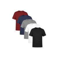 Kit 5 Camisetas Masculinas Lisas Premium 100% Algodão Ssb