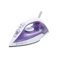 BLACK+DECKER Ferro de Passar Roupa à Seco ou à Vapor, Com Base Antiaderente, Potência de 1200W, Modelo FX1050, 110V