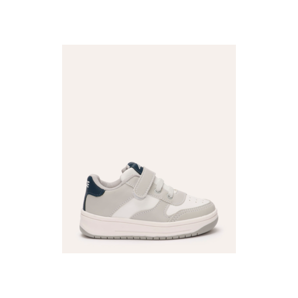 tênis infantil com velcro ace cinza