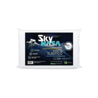 Travesseiro Nasa Sky Espuma 100% Viscoelástica Premium D28 com capa 100% algodão para fronhas 50x70cm - Nap