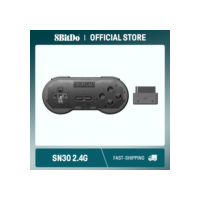 Gamepad sem fio 8BitDo SN30 2.4G para SNES/SFC original