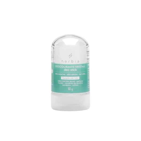 Desodorante Kristall Deo Stick 60G Natural E Vegano Herbia