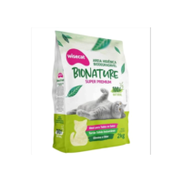 Bionature Areia Higiênica para Gatos Biodegradável Wisecat 10kg