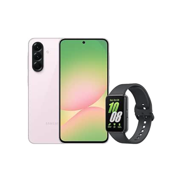 Samsung A56 5G (256GB) - Rosa + Galaxy Fit3 - Grafite